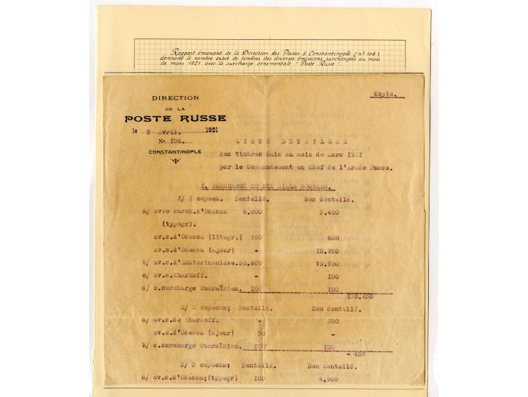 1921, very extensive collection built over the years with a lot of knowledge, housed in 14 self-designed albums. Divided into