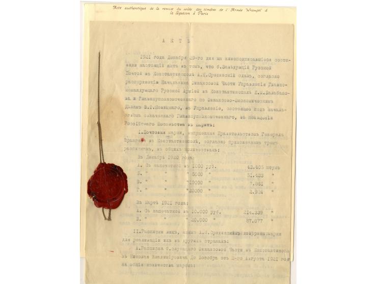 1921, very extensive collection built over the years with a lot of knowledge, housed in 14 self-designed albums. Divided into