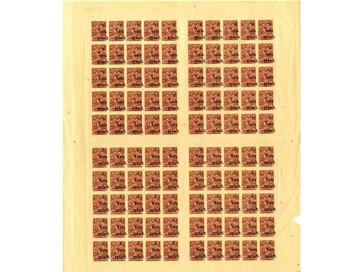 1921, very extensive collection built over the years with a lot of knowledge, housed in 14 self-designed albums. Divided into