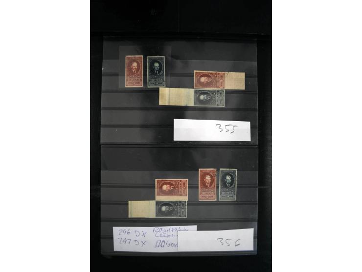 1923/64, spezialisierte, meist gestempelte Sammlung mit einer Vielzahl an besseren Werten und Besonderheiten dabei u.a. Mi.-N