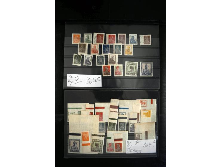 1923/64, spezialisierte, meist gestempelte Sammlung mit einer Vielzahl an besseren Werten und Besonderheiten dabei u.a. Mi.-N
