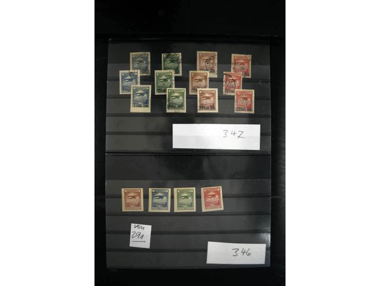 1923/64, spezialisierte, meist gestempelte Sammlung mit einer Vielzahl an besseren Werten und Besonderheiten dabei u.a. Mi.-N