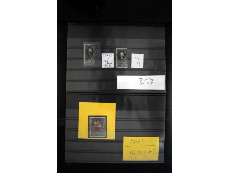 1923/64, spezialisierte, meist gestempelte Sammlung mit einer Vielzahl an besseren Werten und Besonderheiten dabei u.a. Mi.-N