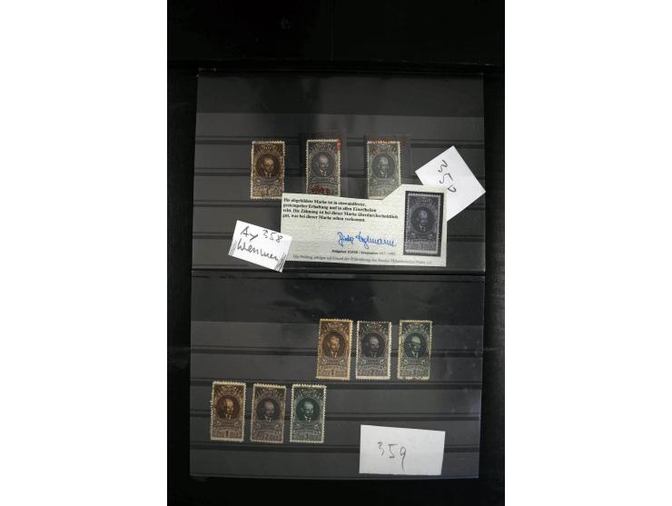 1923/64, spezialisierte, meist gestempelte Sammlung mit einer Vielzahl an besseren Werten und Besonderheiten dabei u.a. Mi.-N