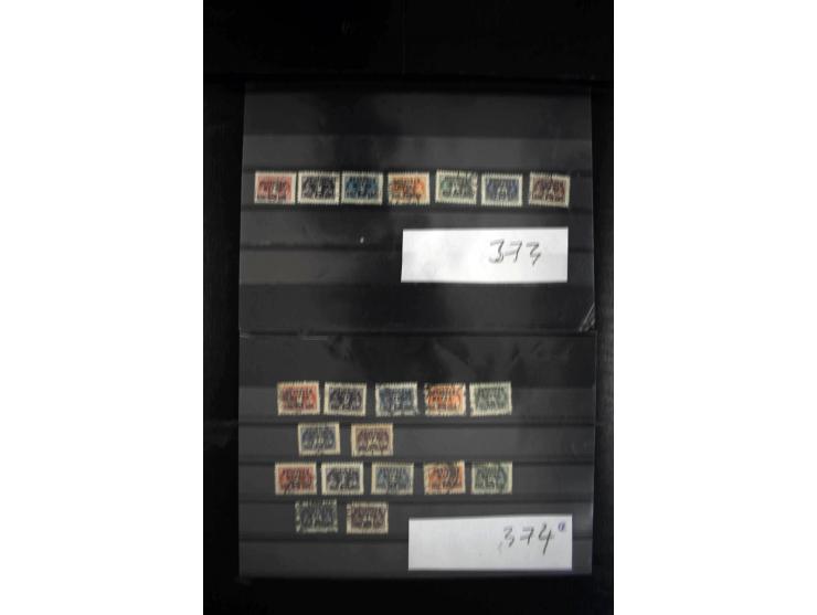 1923/64, spezialisierte, meist gestempelte Sammlung mit einer Vielzahl an besseren Werten und Besonderheiten dabei u.a. Mi.-N