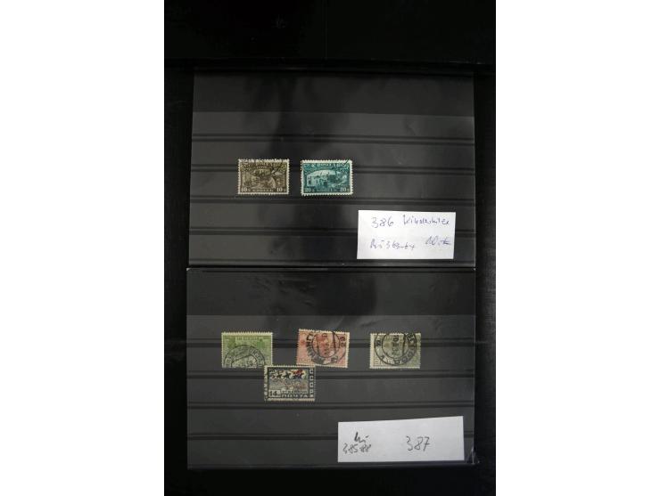 1923/64, spezialisierte, meist gestempelte Sammlung mit einer Vielzahl an besseren Werten und Besonderheiten dabei u.a. Mi.-N