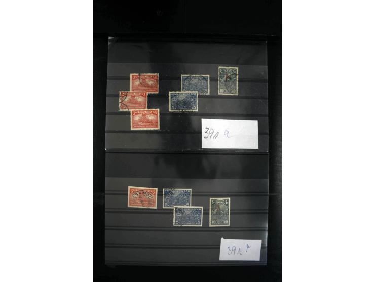 1923/64, spezialisierte, meist gestempelte Sammlung mit einer Vielzahl an besseren Werten und Besonderheiten dabei u.a. Mi.-N