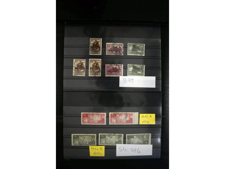 1923/64, spezialisierte, meist gestempelte Sammlung mit einer Vielzahl an besseren Werten und Besonderheiten dabei u.a. Mi.-N