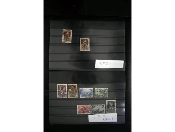 1923/64, spezialisierte, meist gestempelte Sammlung mit einer Vielzahl an besseren Werten und Besonderheiten dabei u.a. Mi.-N