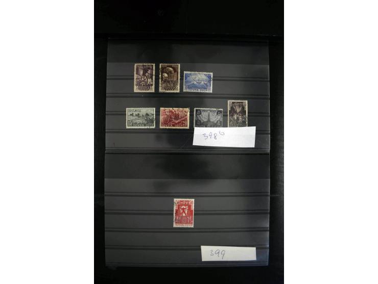 1923/64, spezialisierte, meist gestempelte Sammlung mit einer Vielzahl an besseren Werten und Besonderheiten dabei u.a. Mi.-N