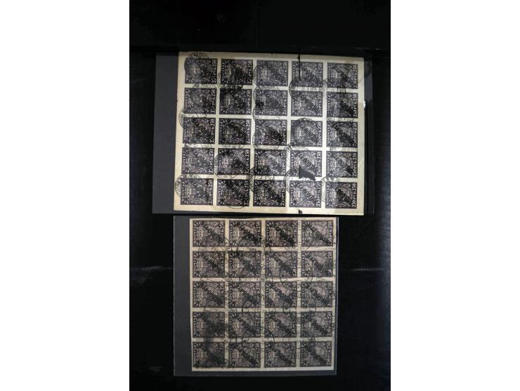 1923/64, spezialisierte, meist gestempelte Sammlung mit einer Vielzahl an besseren Werten und Besonderheiten dabei u.a. Mi.-N