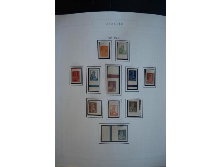 1923/39, sehr schöne ungebrauchte und postfrische Sammlung mit einer Vielzahl an guten Werten, dabei Freimarken teils spezial
