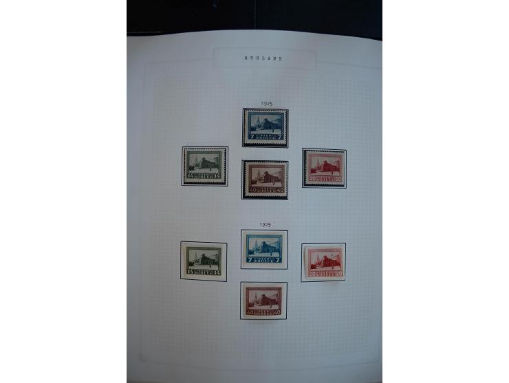 1923/39, sehr schöne ungebrauchte und postfrische Sammlung mit einer Vielzahl an guten Werten, dabei Freimarken teils spezial