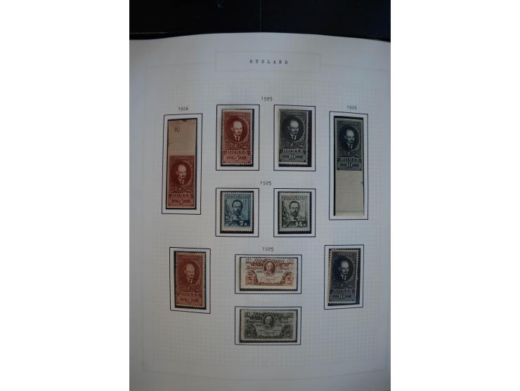 1923/39, sehr schöne ungebrauchte und postfrische Sammlung mit einer Vielzahl an guten Werten, dabei Freimarken teils spezial