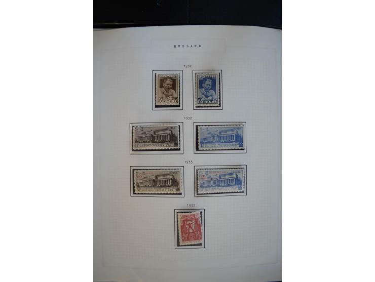 1923/39, sehr schöne ungebrauchte und postfrische Sammlung mit einer Vielzahl an guten Werten, dabei Freimarken teils spezial