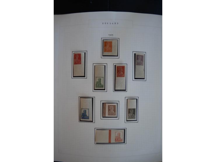 1923/39, sehr schöne ungebrauchte und postfrische Sammlung mit einer Vielzahl an guten Werten, dabei Freimarken teils spezial