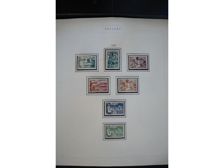 1923/39, sehr schöne ungebrauchte und postfrische Sammlung mit einer Vielzahl an guten Werten, dabei Freimarken teils spezial