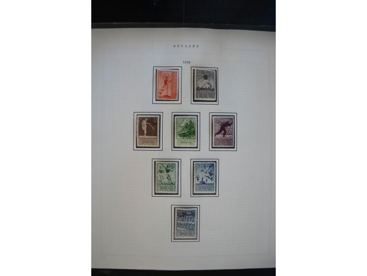 1923/39, sehr schöne ungebrauchte und postfrische Sammlung mit einer Vielzahl an guten Werten, dabei Freimarken teils spezial