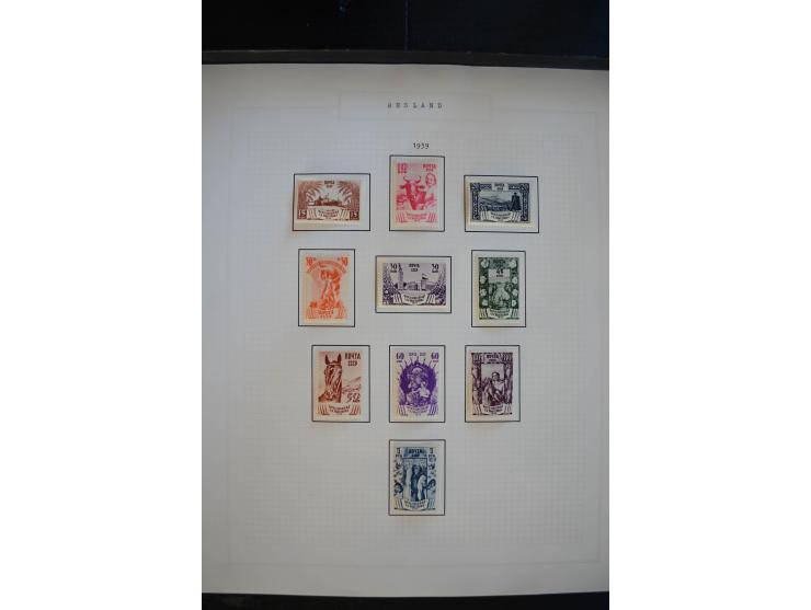 1923/39, sehr schöne ungebrauchte und postfrische Sammlung mit einer Vielzahl an guten Werten, dabei Freimarken teils spezial