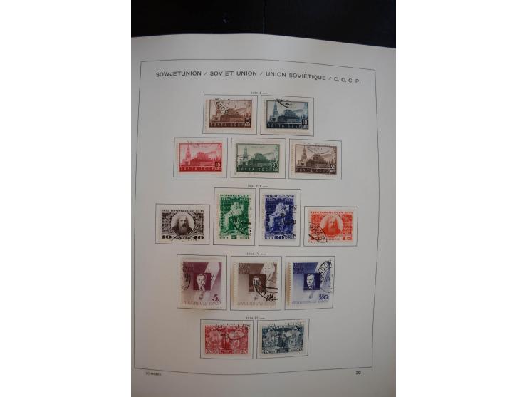 1930/91, schöne gestempelte Sammlung mit einer Vielzahl an besseren Werten, dabei Mi.-Nr. 402-05B, 427-28, 483-87, 499-508, B