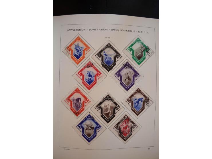 1930/91, schöne gestempelte Sammlung mit einer Vielzahl an besseren Werten, dabei Mi.-Nr. 402-05B, 427-28, 483-87, 499-508, B