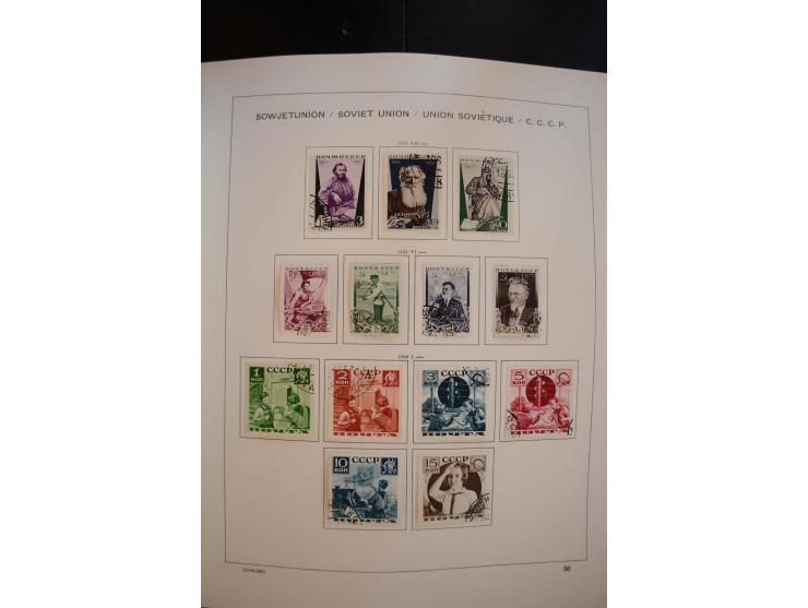 1930/91, schöne gestempelte Sammlung mit einer Vielzahl an besseren Werten, dabei Mi.-Nr. 402-05B, 427-28, 483-87, 499-508, B