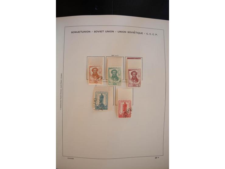 1930/91, schöne gestempelte Sammlung mit einer Vielzahl an besseren Werten, dabei Mi.-Nr. 402-05B, 427-28, 483-87, 499-508, B