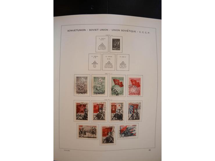 1930/91, schöne gestempelte Sammlung mit einer Vielzahl an besseren Werten, dabei Mi.-Nr. 402-05B, 427-28, 483-87, 499-508, B