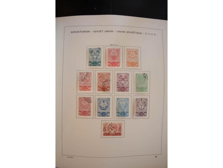 1930/91, schöne gestempelte Sammlung mit einer Vielzahl an besseren Werten, dabei Mi.-Nr. 402-05B, 427-28, 483-87, 499-508, B