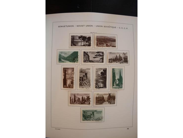 1930/91, schöne gestempelte Sammlung mit einer Vielzahl an besseren Werten, dabei Mi.-Nr. 402-05B, 427-28, 483-87, 499-508, B