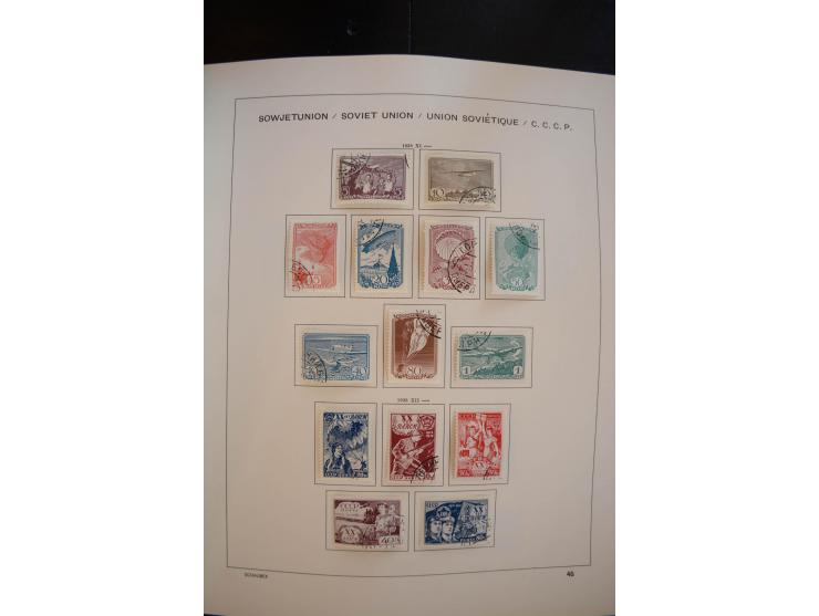 1930/91, schöne gestempelte Sammlung mit einer Vielzahl an besseren Werten, dabei Mi.-Nr. 402-05B, 427-28, 483-87, 499-508, B