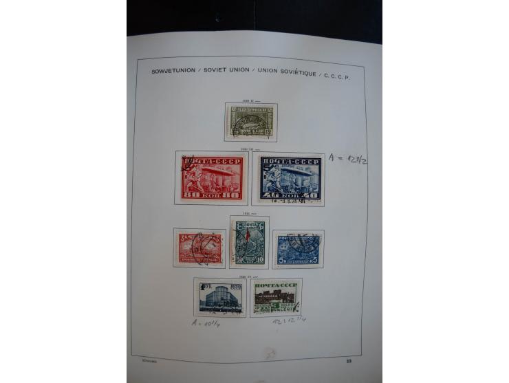 1930/91, schöne gestempelte Sammlung mit einer Vielzahl an besseren Werten, dabei Mi.-Nr. 402-05B, 427-28, 483-87, 499-508, B