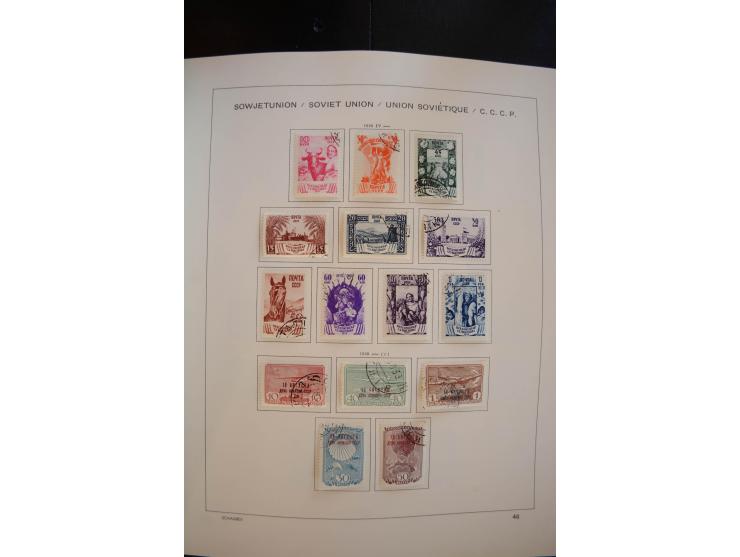 1930/91, schöne gestempelte Sammlung mit einer Vielzahl an besseren Werten, dabei Mi.-Nr. 402-05B, 427-28, 483-87, 499-508, B