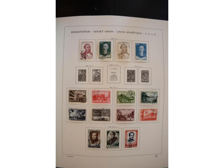 1930/91, schöne gestempelte Sammlung mit einer Vielzahl an besseren Werten, dabei Mi.-Nr. 402-05B, 427-28, 483-87, 499-508, B