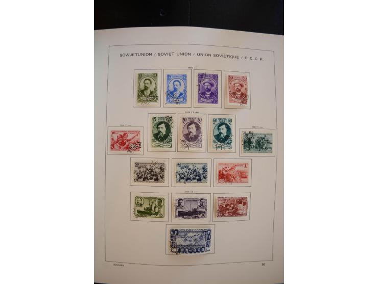 1930/91, schöne gestempelte Sammlung mit einer Vielzahl an besseren Werten, dabei Mi.-Nr. 402-05B, 427-28, 483-87, 499-508, B