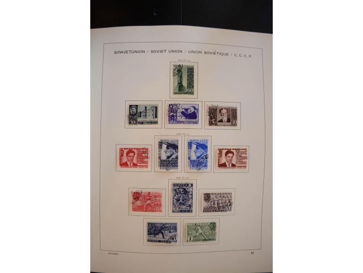 1930/91, schöne gestempelte Sammlung mit einer Vielzahl an besseren Werten, dabei Mi.-Nr. 402-05B, 427-28, 483-87, 499-508, B