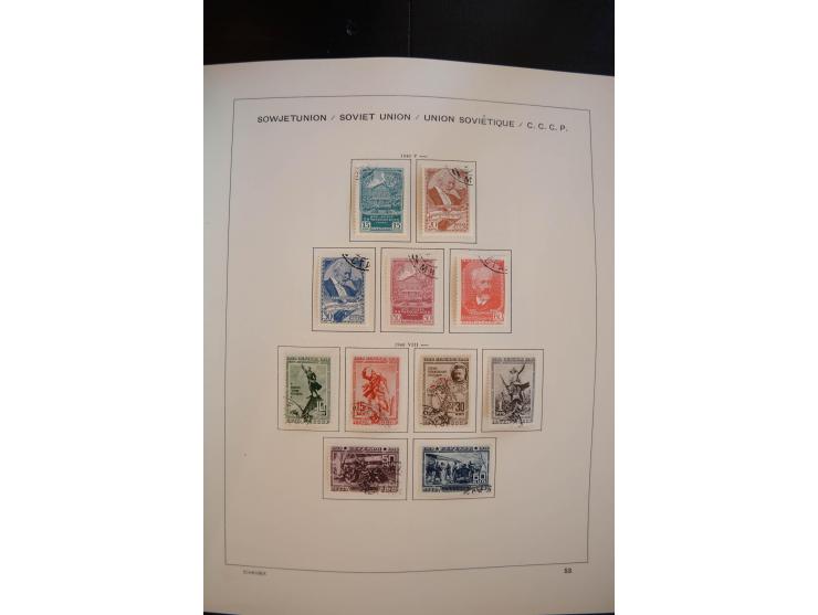1930/91, schöne gestempelte Sammlung mit einer Vielzahl an besseren Werten, dabei Mi.-Nr. 402-05B, 427-28, 483-87, 499-508, B