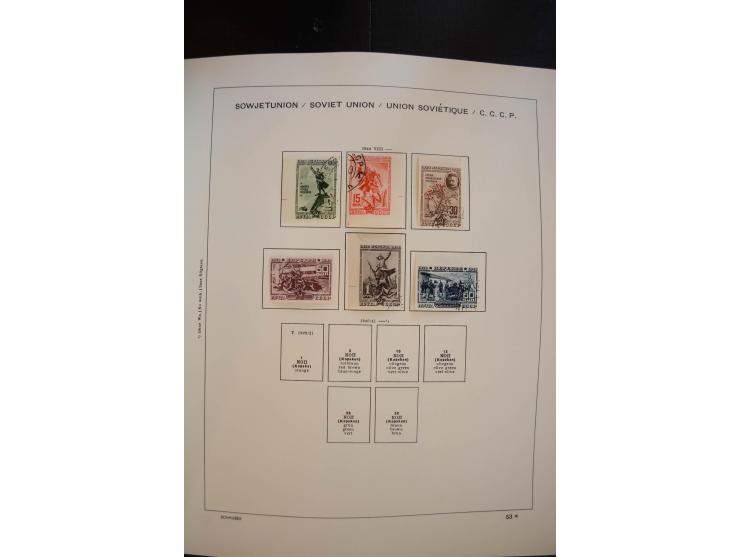1930/91, schöne gestempelte Sammlung mit einer Vielzahl an besseren Werten, dabei Mi.-Nr. 402-05B, 427-28, 483-87, 499-508, B