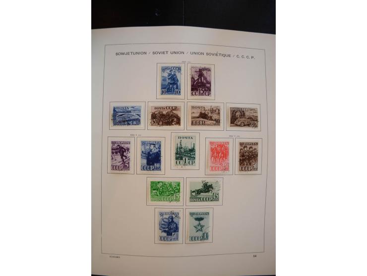 1930/91, schöne gestempelte Sammlung mit einer Vielzahl an besseren Werten, dabei Mi.-Nr. 402-05B, 427-28, 483-87, 499-508, B