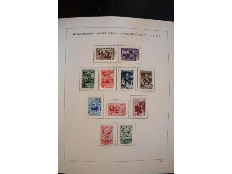 1930/91, schöne gestempelte Sammlung mit einer Vielzahl an besseren Werten, dabei Mi.-Nr. 402-05B, 427-28, 483-87, 499-508, B