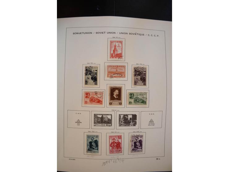 1930/91, schöne gestempelte Sammlung mit einer Vielzahl an besseren Werten, dabei Mi.-Nr. 402-05B, 427-28, 483-87, 499-508, B