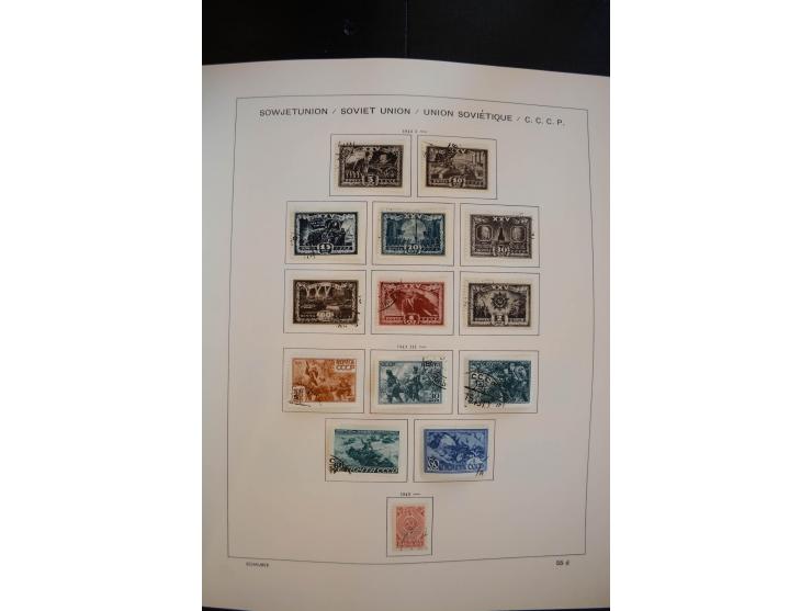 1930/91, schöne gestempelte Sammlung mit einer Vielzahl an besseren Werten, dabei Mi.-Nr. 402-05B, 427-28, 483-87, 499-508, B