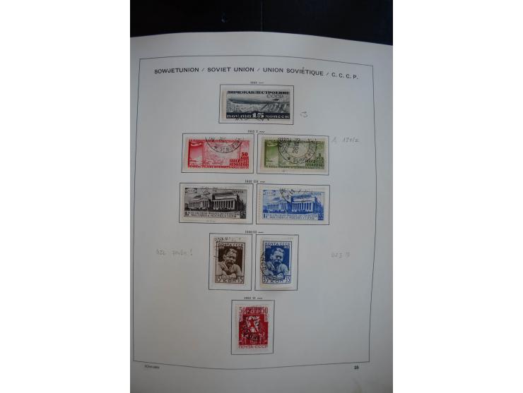 1930/91, schöne gestempelte Sammlung mit einer Vielzahl an besseren Werten, dabei Mi.-Nr. 402-05B, 427-28, 483-87, 499-508, B