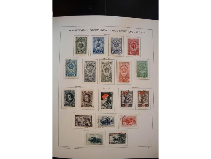 1930/91, schöne gestempelte Sammlung mit einer Vielzahl an besseren Werten, dabei Mi.-Nr. 402-05B, 427-28, 483-87, 499-508, B