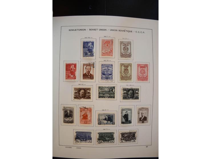 1930/91, schöne gestempelte Sammlung mit einer Vielzahl an besseren Werten, dabei Mi.-Nr. 402-05B, 427-28, 483-87, 499-508, B
