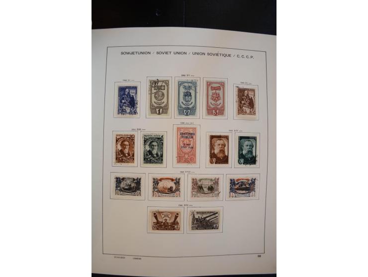 1930/91, schöne gestempelte Sammlung mit einer Vielzahl an besseren Werten, dabei Mi.-Nr. 402-05B, 427-28, 483-87, 499-508, B