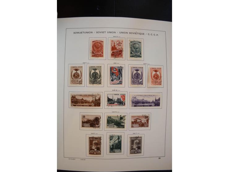 1930/91, schöne gestempelte Sammlung mit einer Vielzahl an besseren Werten, dabei Mi.-Nr. 402-05B, 427-28, 483-87, 499-508, B