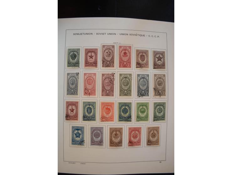 1930/91, schöne gestempelte Sammlung mit einer Vielzahl an besseren Werten, dabei Mi.-Nr. 402-05B, 427-28, 483-87, 499-508, B