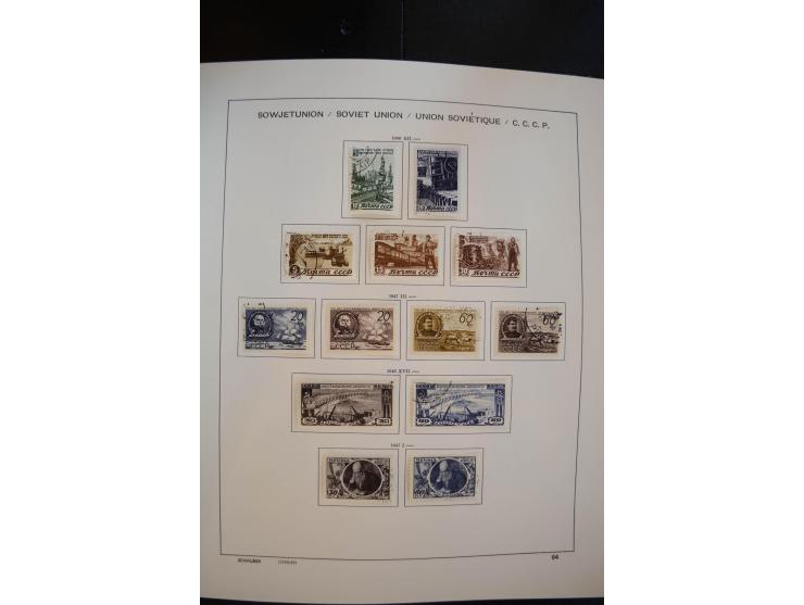 1930/91, schöne gestempelte Sammlung mit einer Vielzahl an besseren Werten, dabei Mi.-Nr. 402-05B, 427-28, 483-87, 499-508, B