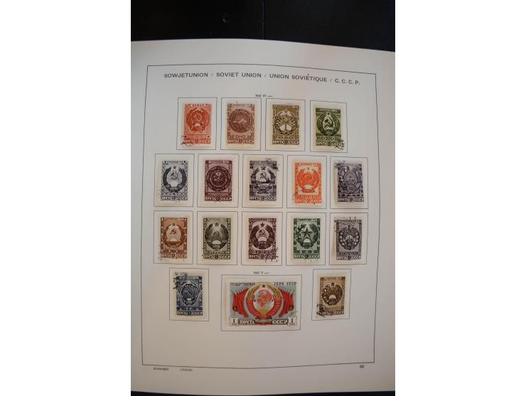 1930/91, schöne gestempelte Sammlung mit einer Vielzahl an besseren Werten, dabei Mi.-Nr. 402-05B, 427-28, 483-87, 499-508, B